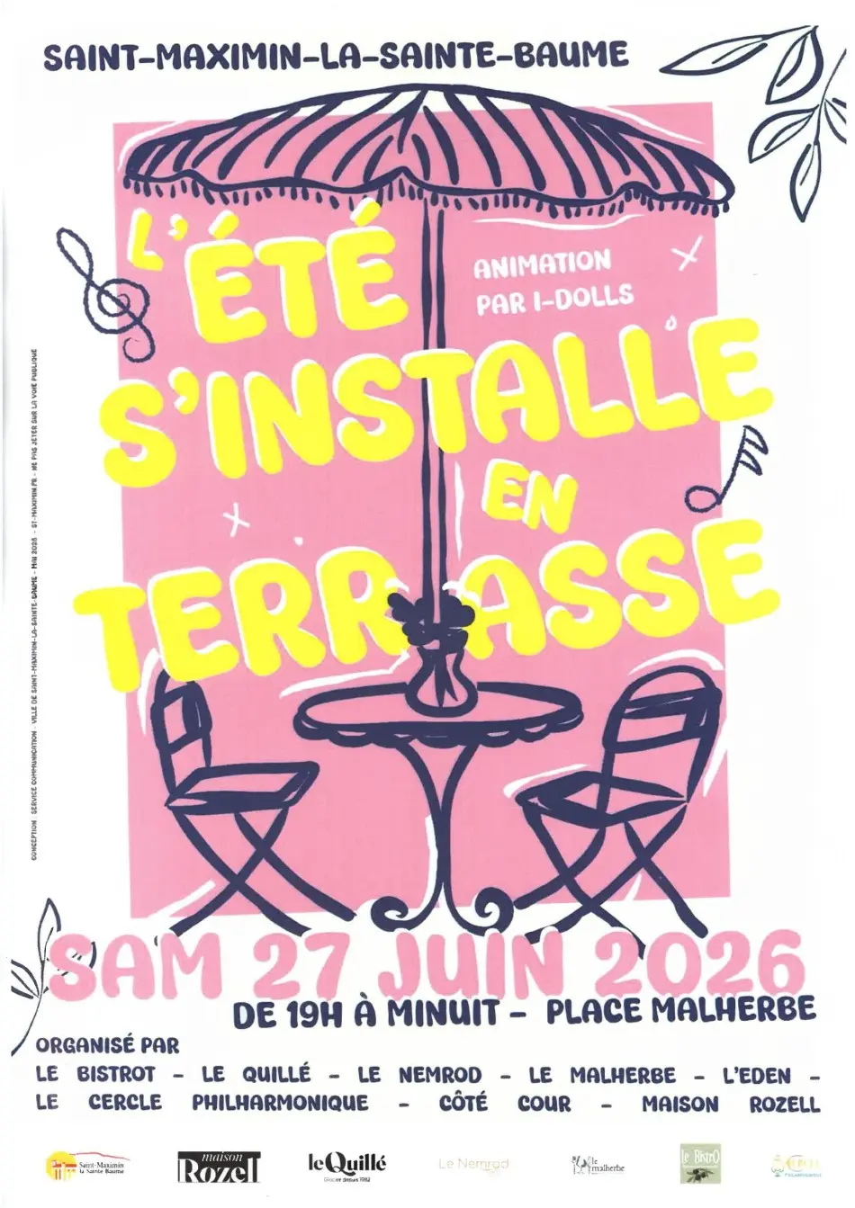 Concert : I-Dolls - Variétés | L'Eté s'installe en terrasse