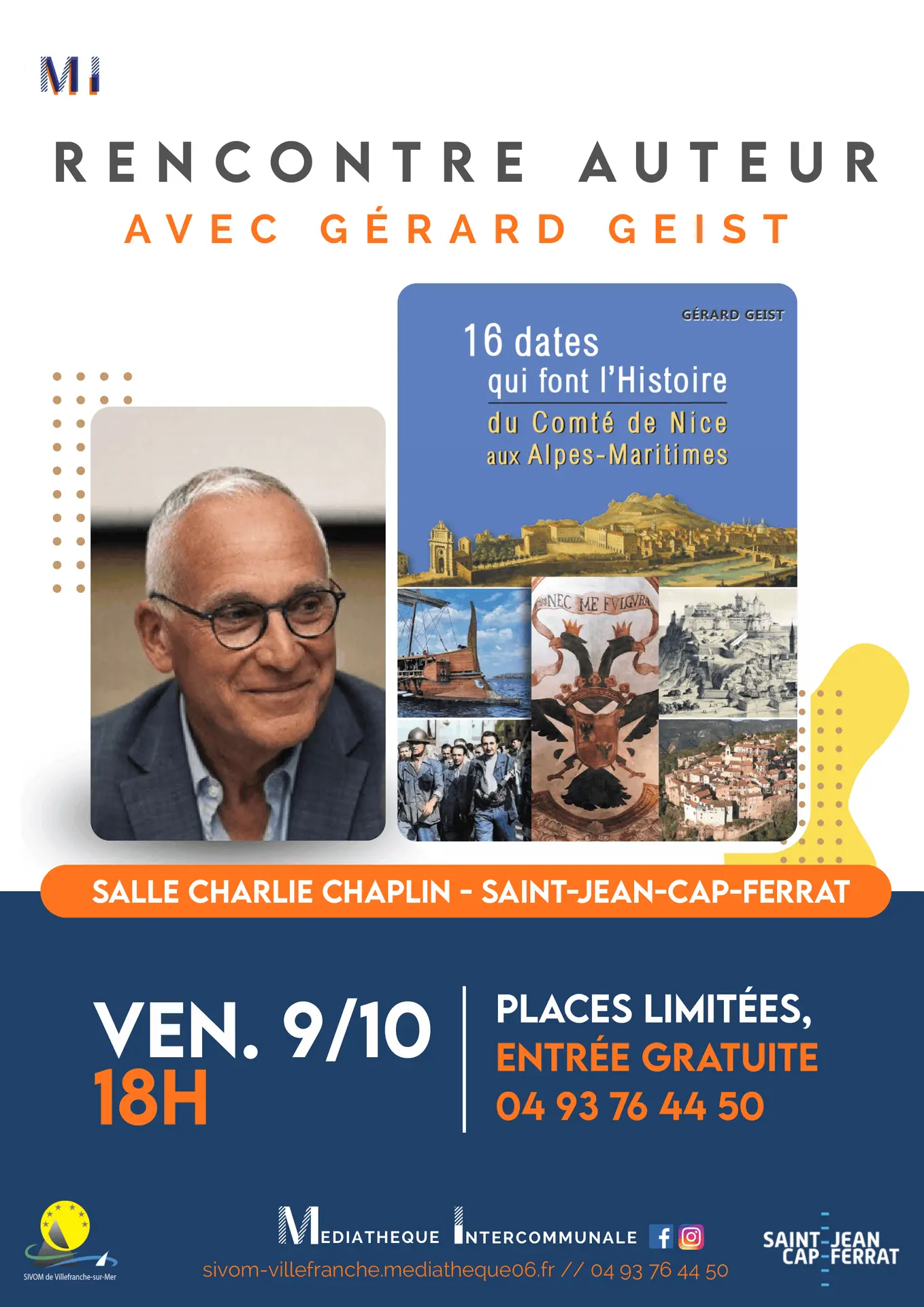 Conférence "L’histoire de Nice, de son comté et des Alpes-Maritimes, de l’Antiquité à la fin du Moyen-Âge"