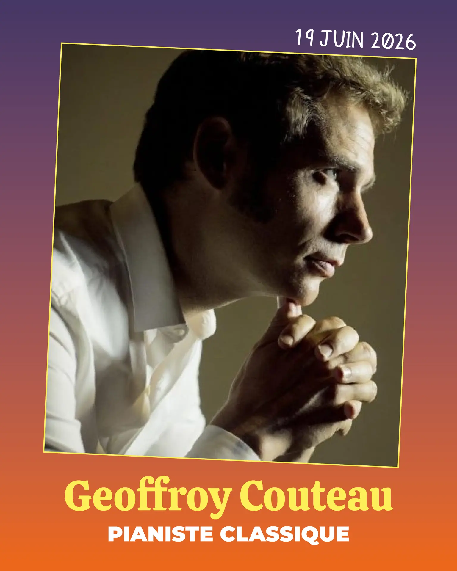 Geoffroy Couteau en concert - Les Estivales de Berdine