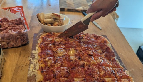 Atelier pizza au Moulin de l'Arnaude