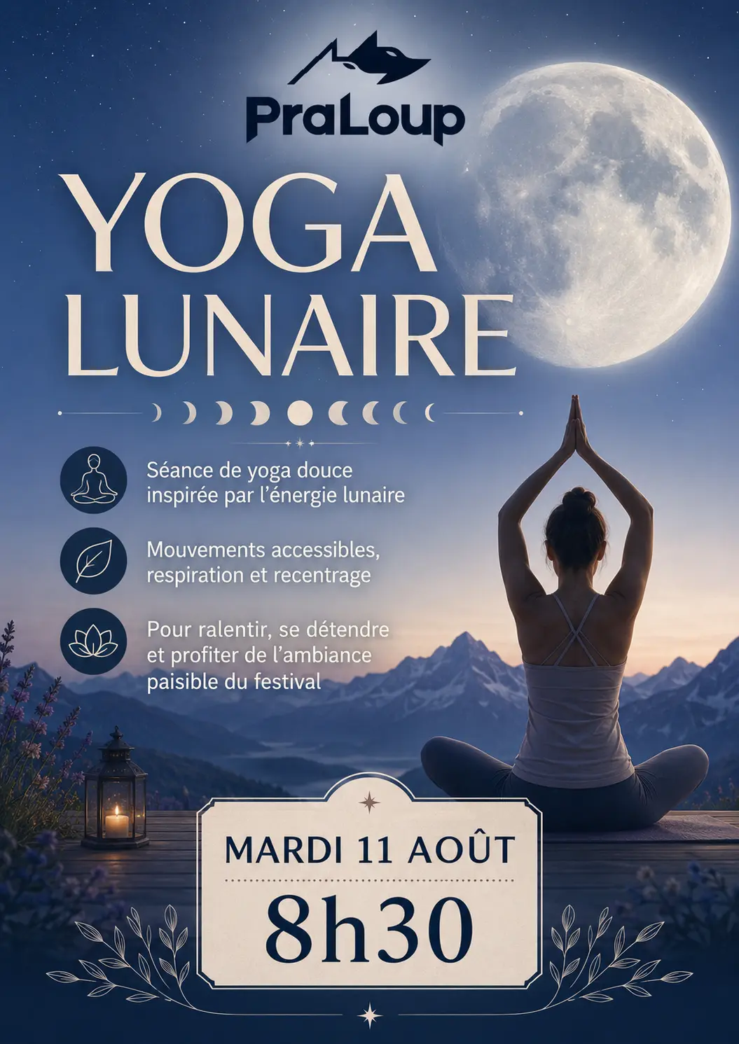 Yoga - Salutation à la lune