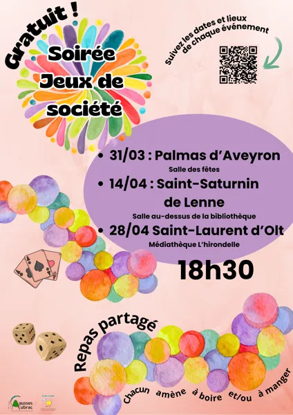 Soirée jeux de société à la médiathèque