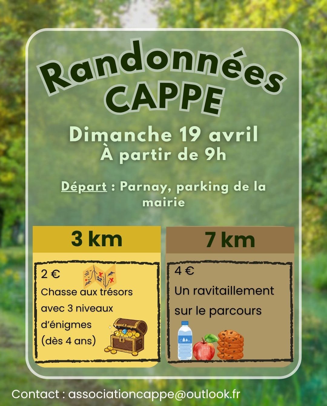 3ème Randonnée pédestre de Parnay organisée par le C.A.P.P.E.