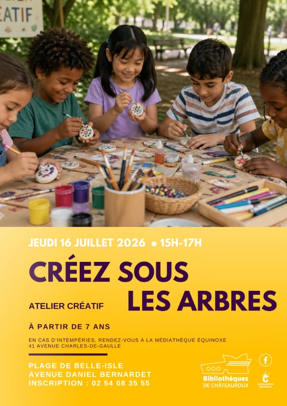 Atelier : Créer sous les arbres