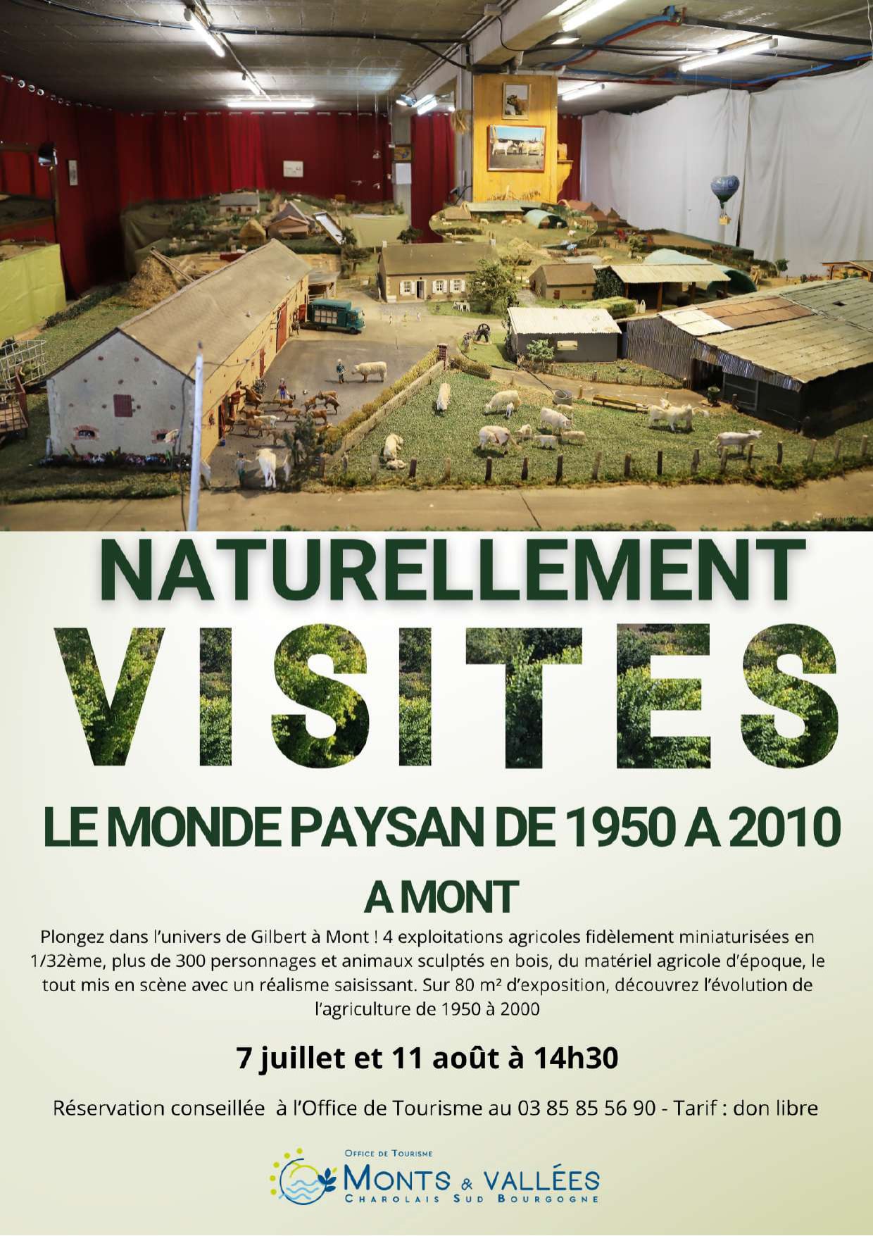 Naturellement visites : Exposition "le monde paysan de 1950 à 2010