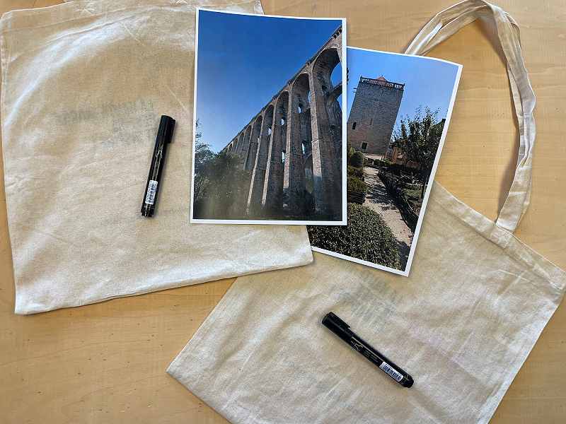Atelier créatif : décore ton tote-bag du patrimoine
