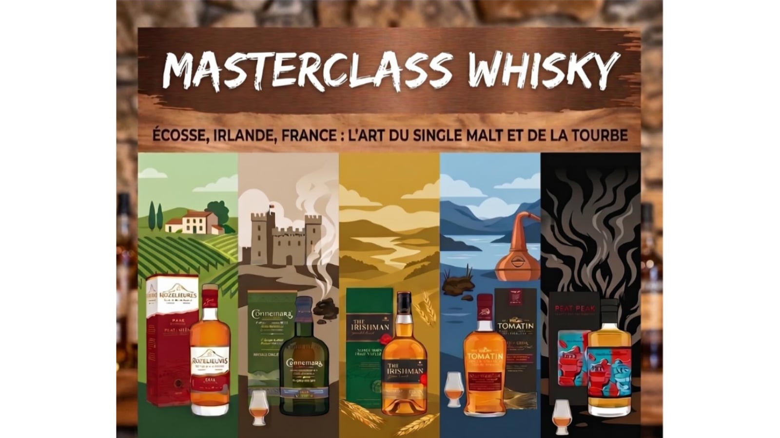 Master Class Whisky - L'Esprit des Vins de La Brède