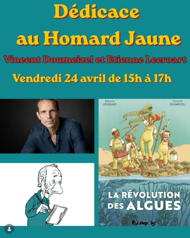 Rencontre dédicaces – Festival BD – Homard Jaune