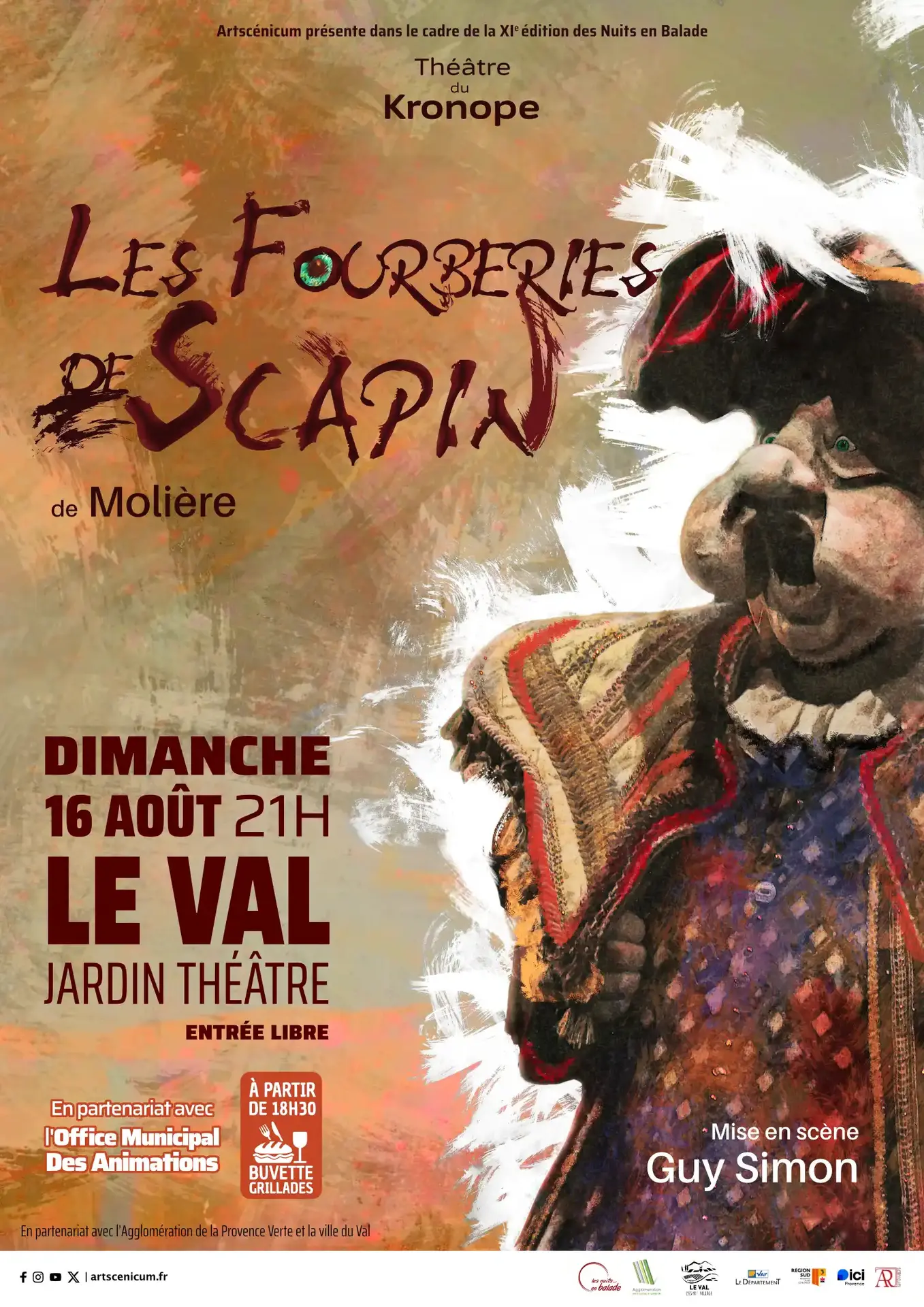 Théatre : Les Fourberies de Scapin | Les Nuits en balade