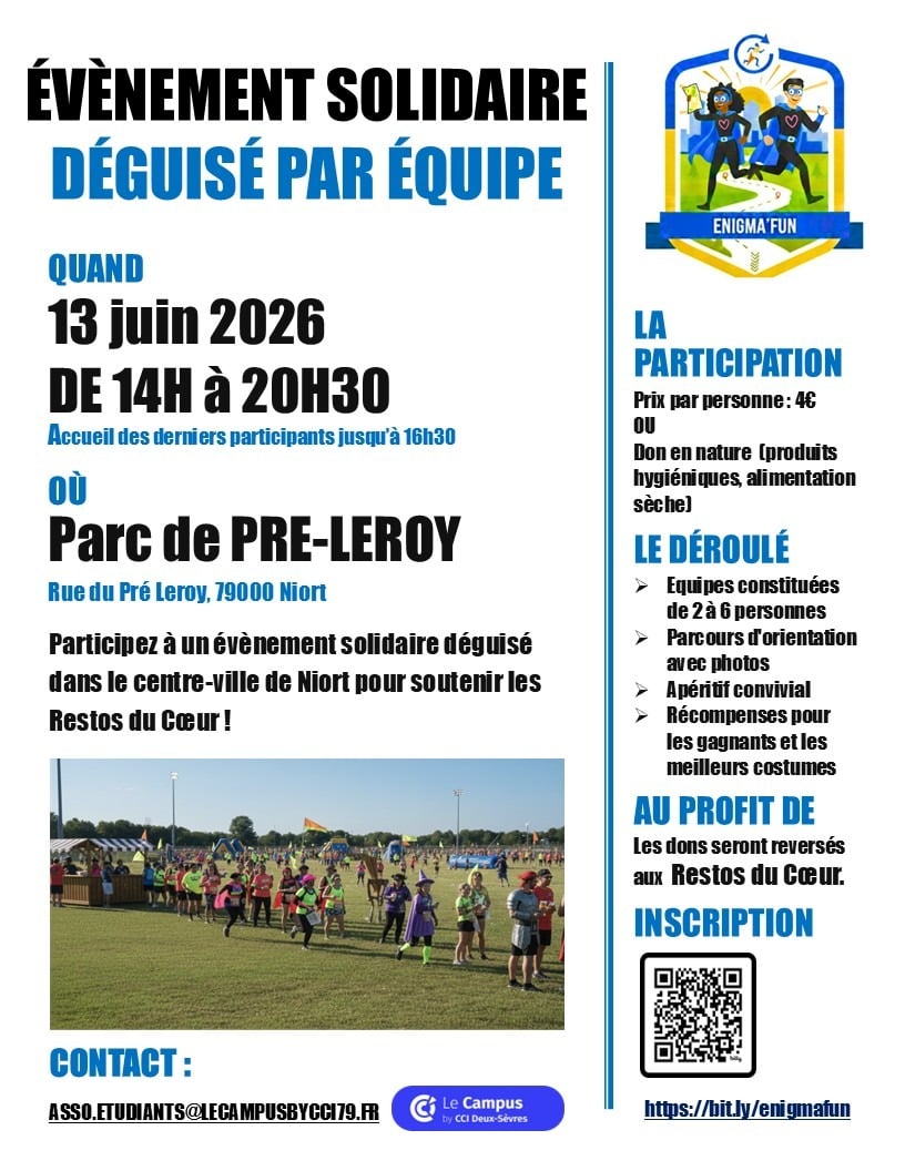 Parcours Enigma’FUN à Niort