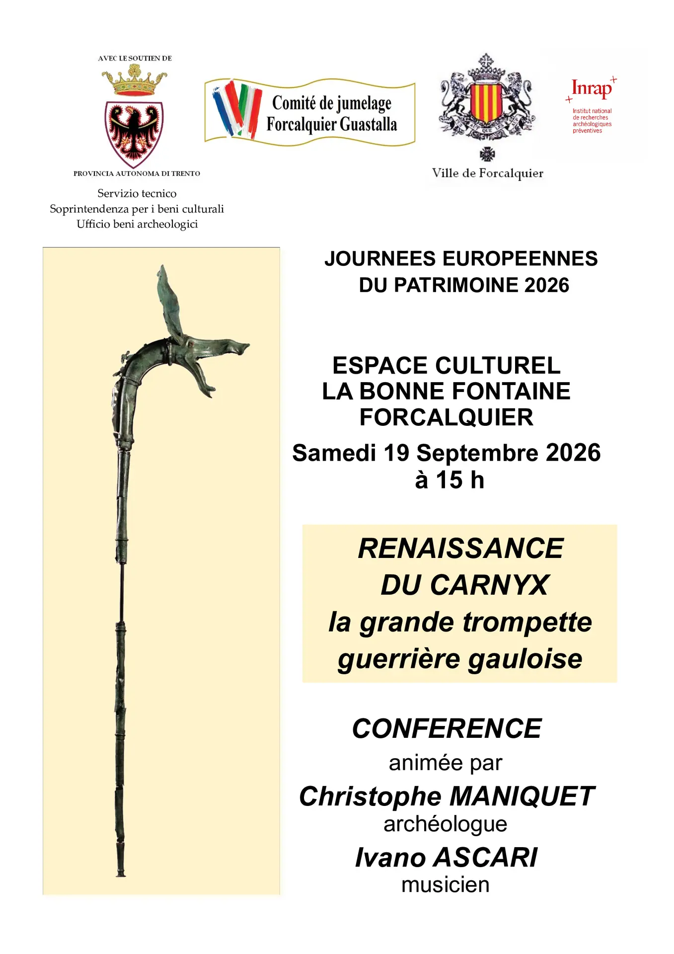 Renaissance du Carnyx : la grande trompette gauloise