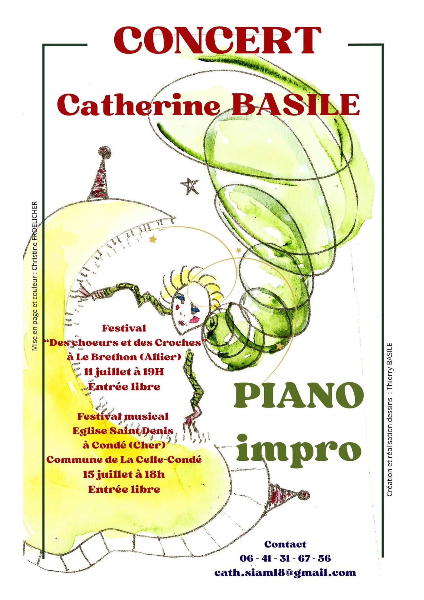 Concert Piano impro par Catherine Basile