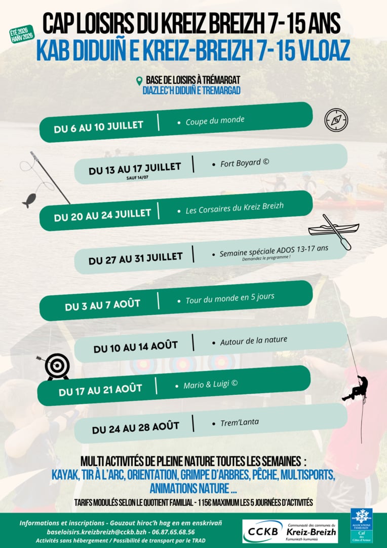 Cap Loisirs du Kreiz Breizh