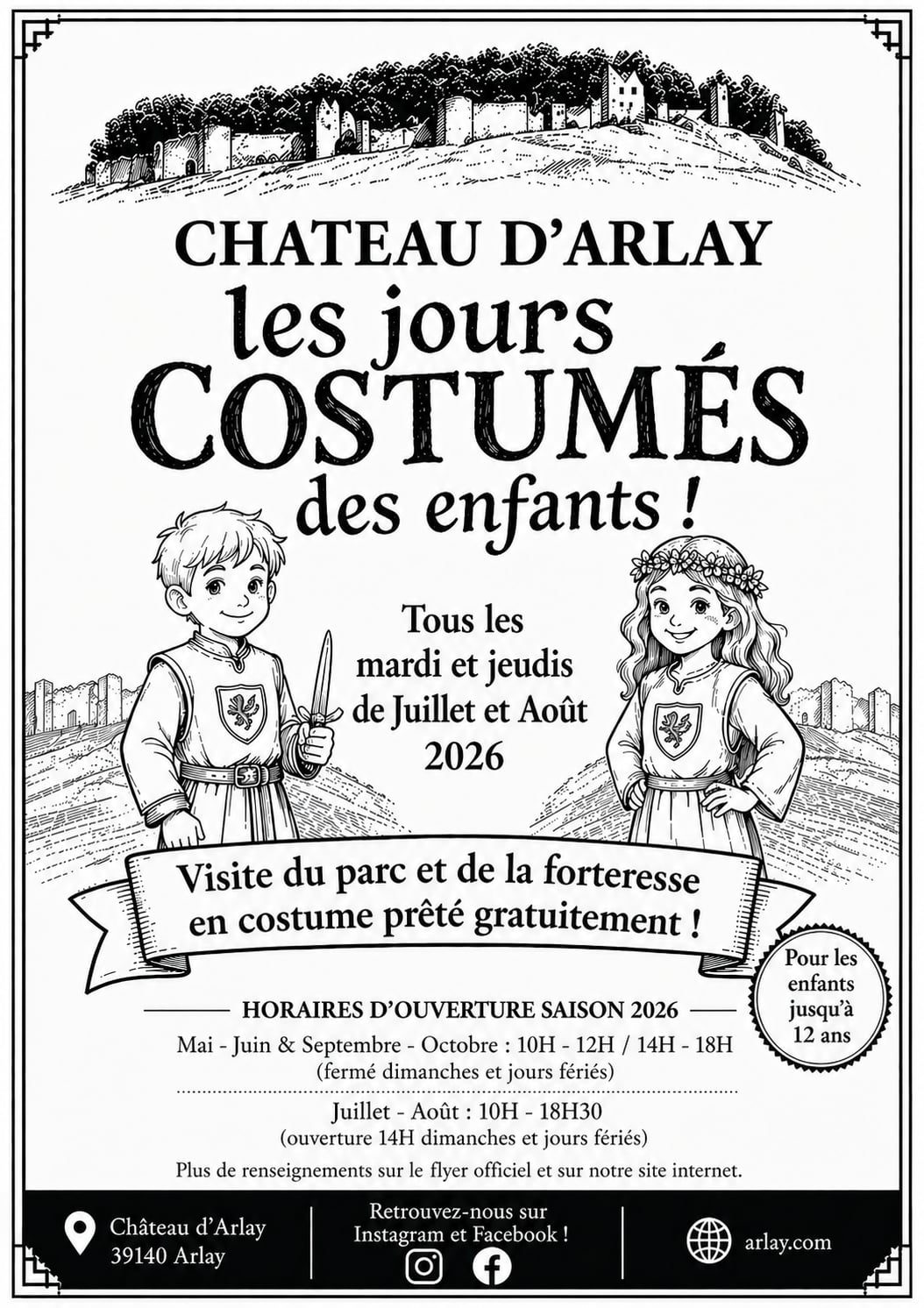 Les jours costumés au château d'Arlay