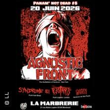 Panam' not dead #5 : Agnostic Front + The Restarts + Syndrome 81 + Worst