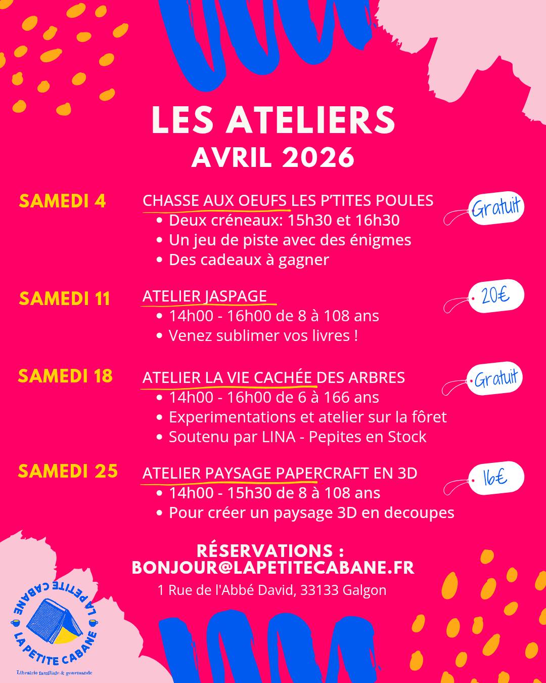Atelier "Pancarte en Scrapbooking" à la Petite Cabane