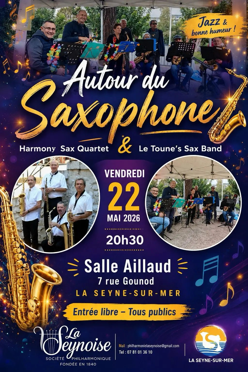 Soirée - "Autour du Saxophone"