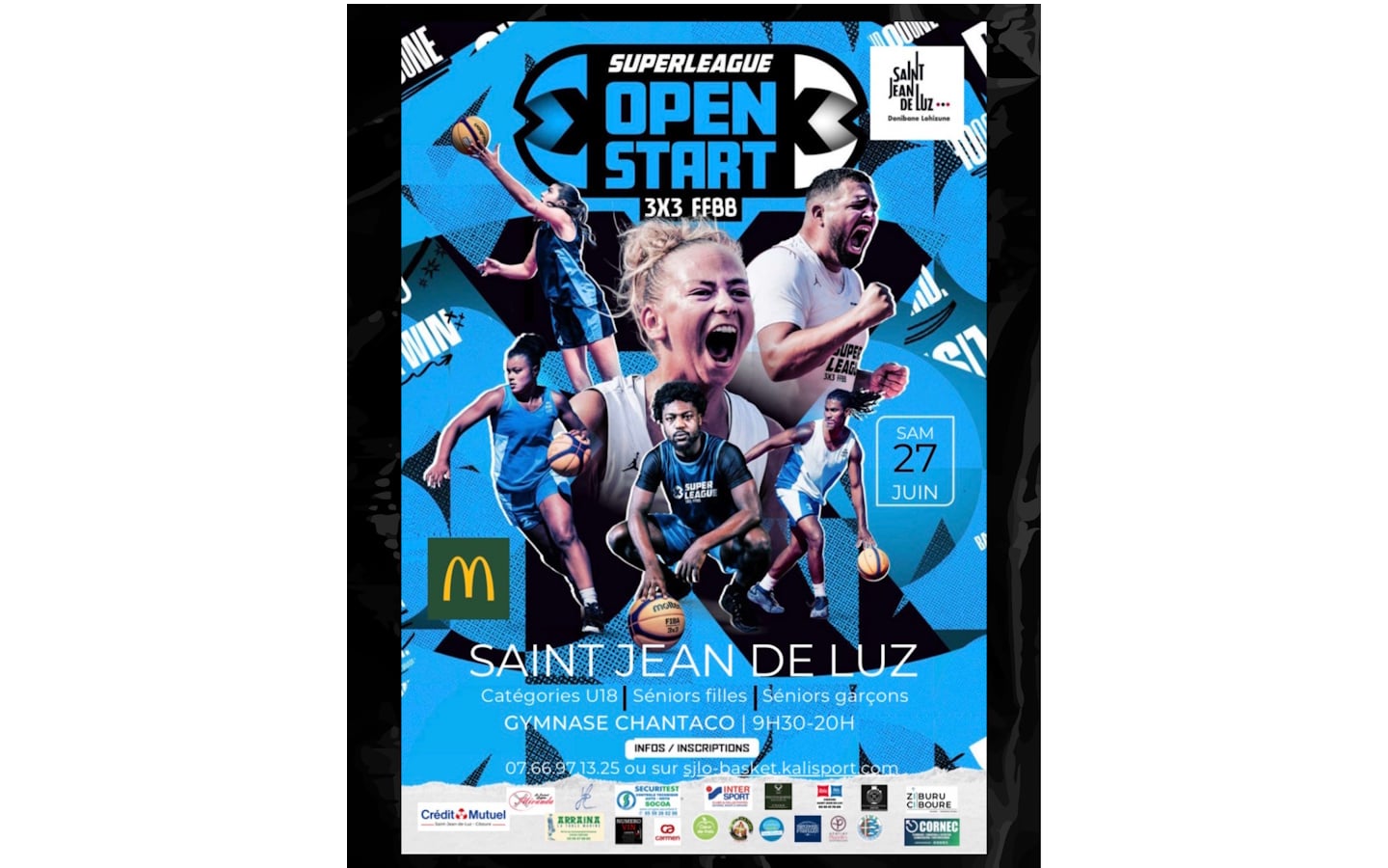 Superleague Open start: Saint-Jean-de-Luz Basket 3x3