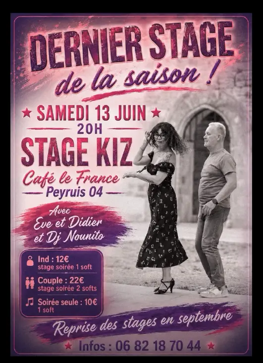 Dernier stage de la saison à Peyruis