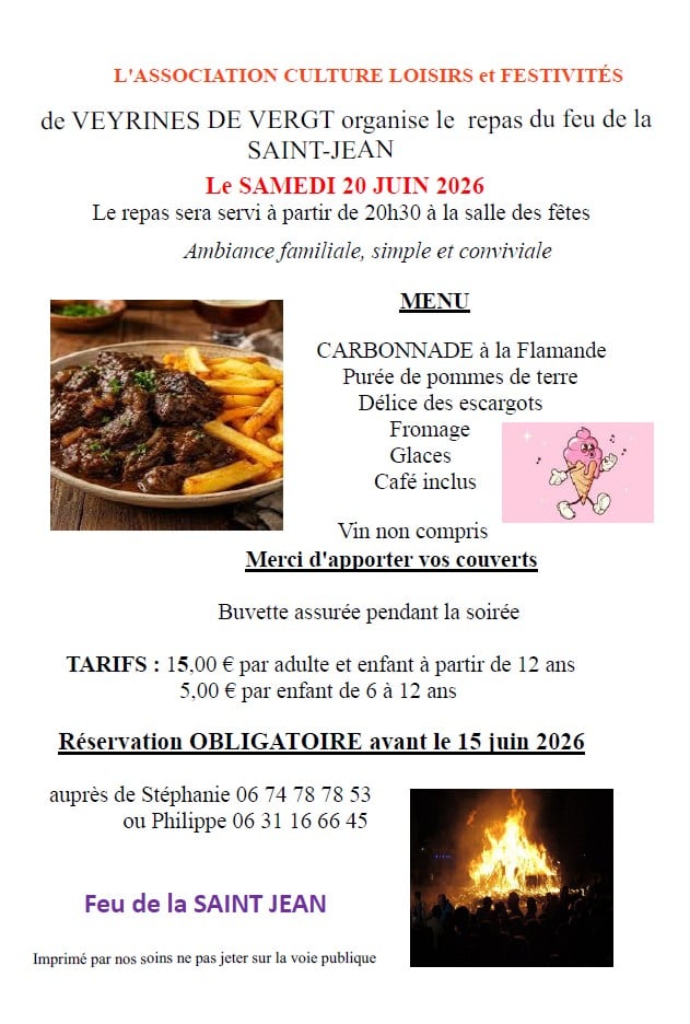 Repas du Feu de la St Jean