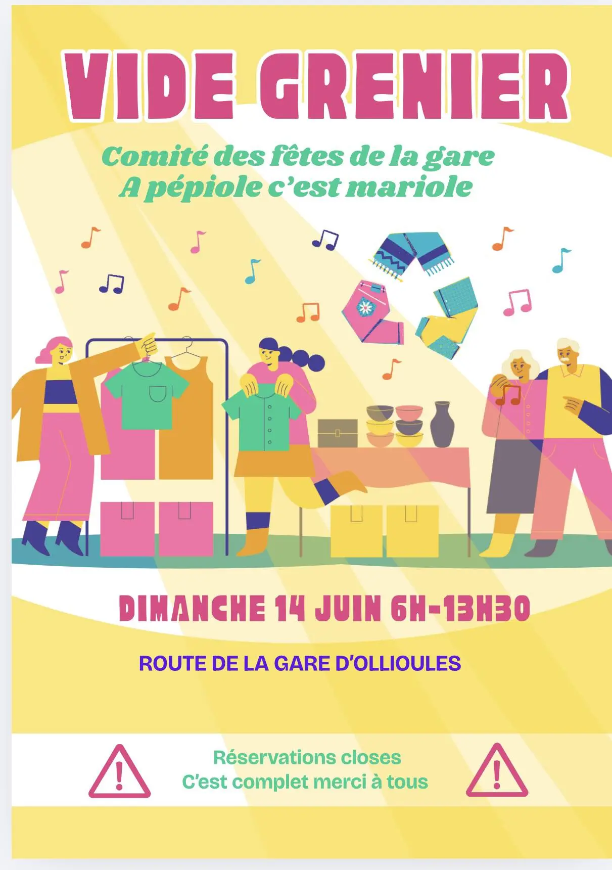 COMPLET - Vide Grenier de Pépiole