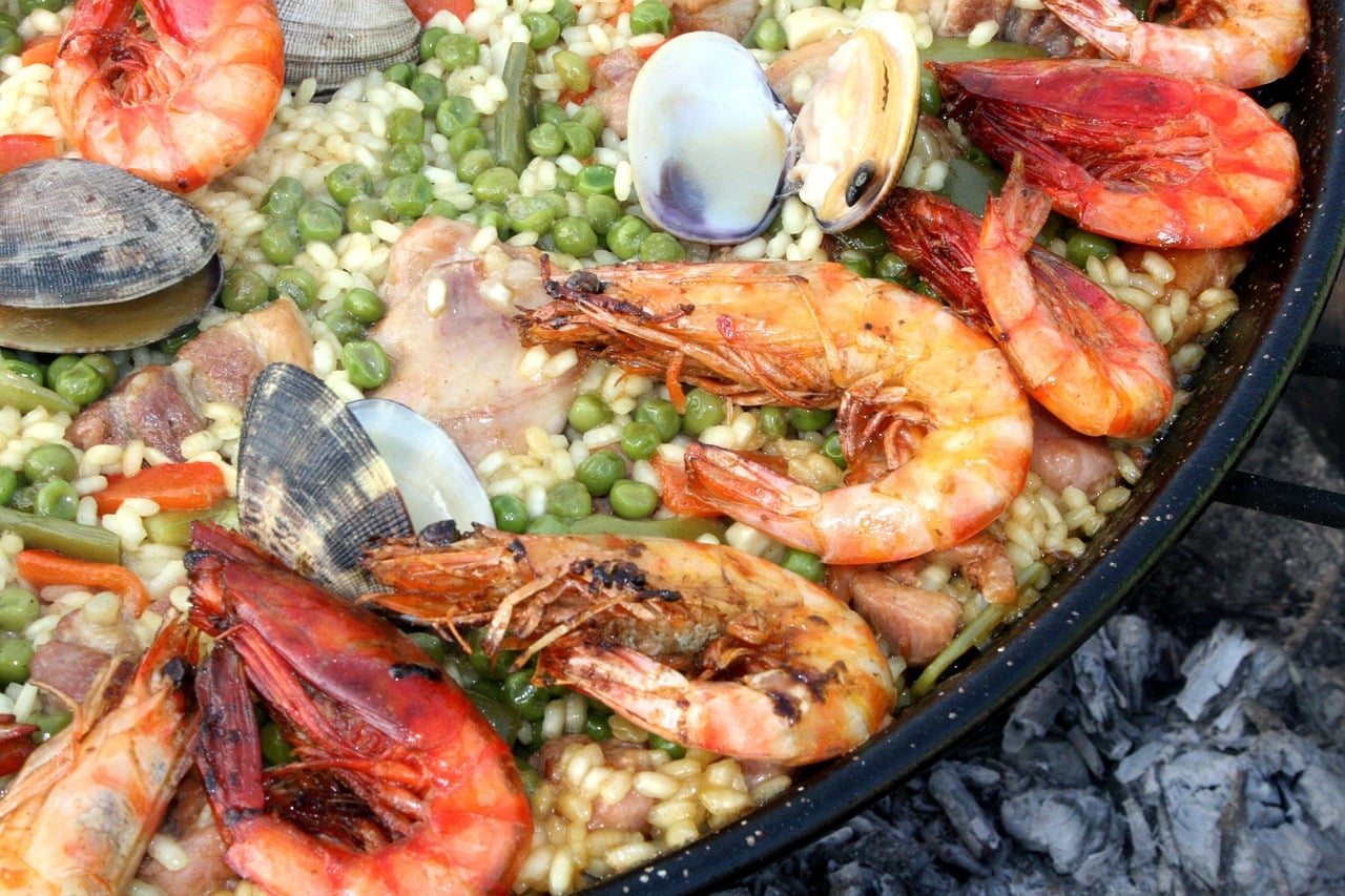 Repas paella