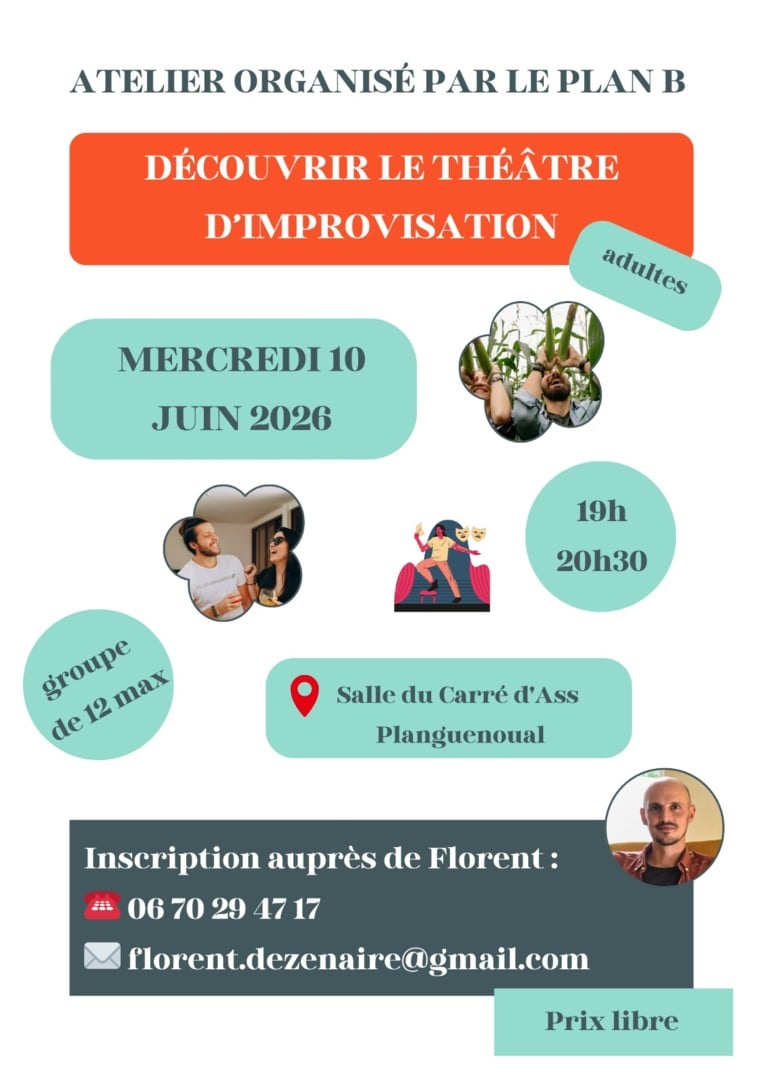 Atelier : découvrir le théâtre d’improvisation