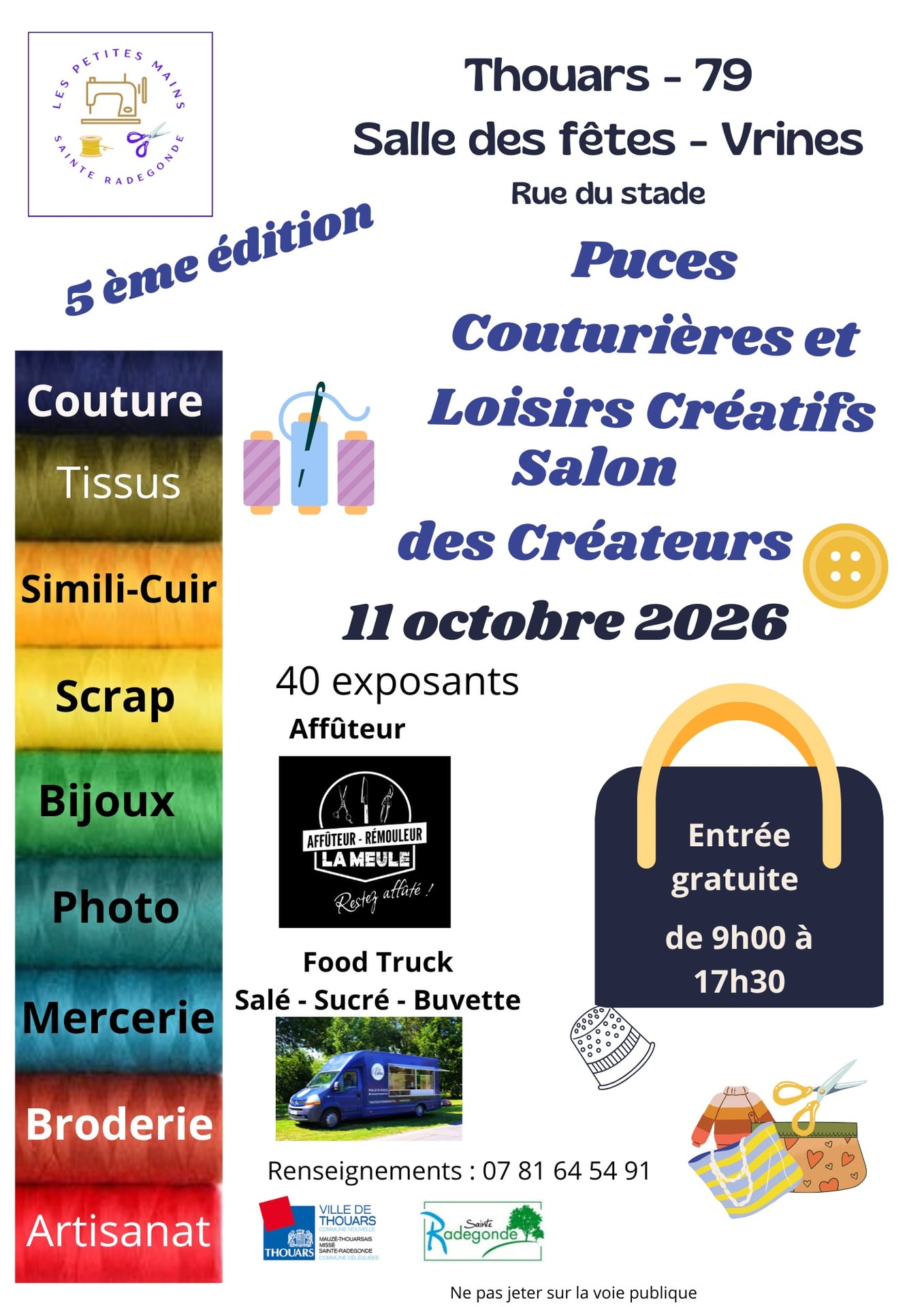 Salon des Créateurs : Puces couturières et Loisirs Créatifs