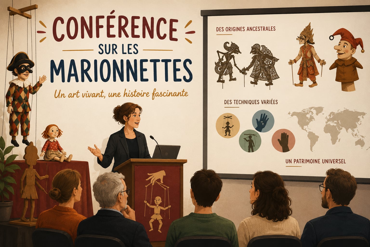 Conférence – L’Art des Marionnettes avec la Cie Via Cane