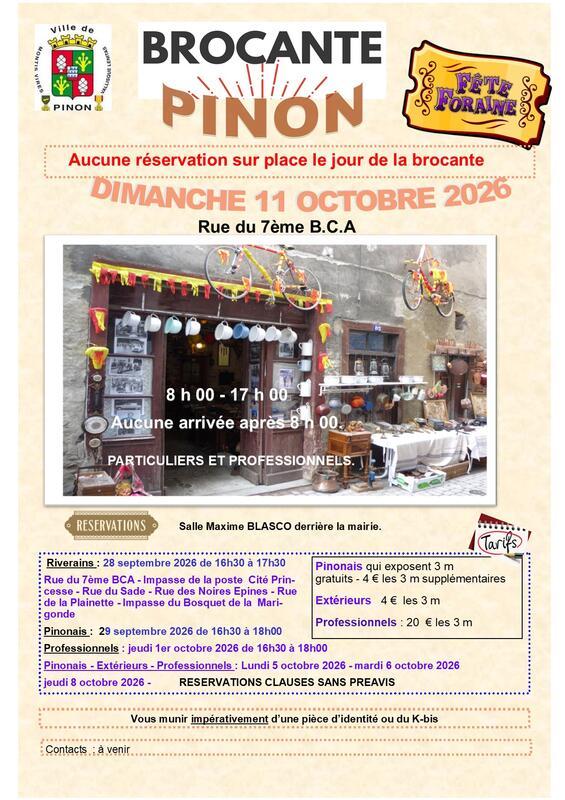 Brocante et fête foraine