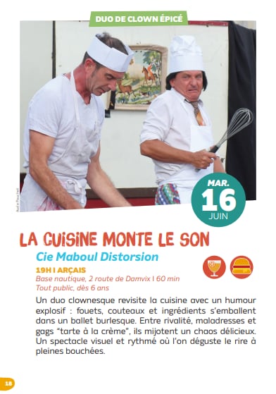 Duo de clown épicé - 5e saison à Arçais