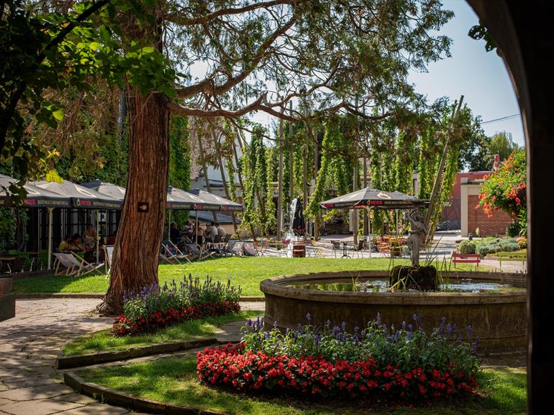 Biergarten à la Villa Meteor