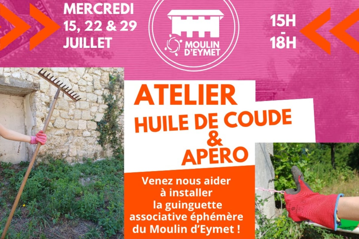 Atelier huile de coude & apéro