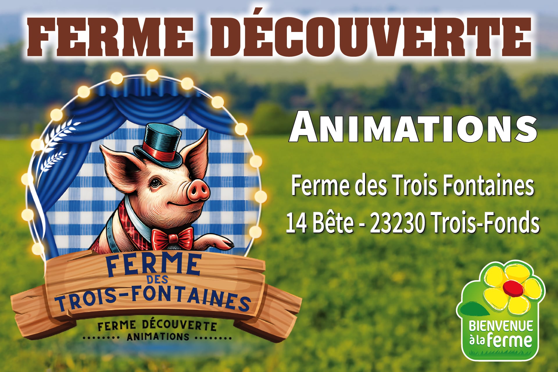 Week-ends découvert de la ferme