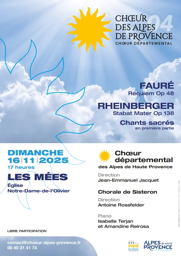 Concert du Chœur des Alpes de Provence