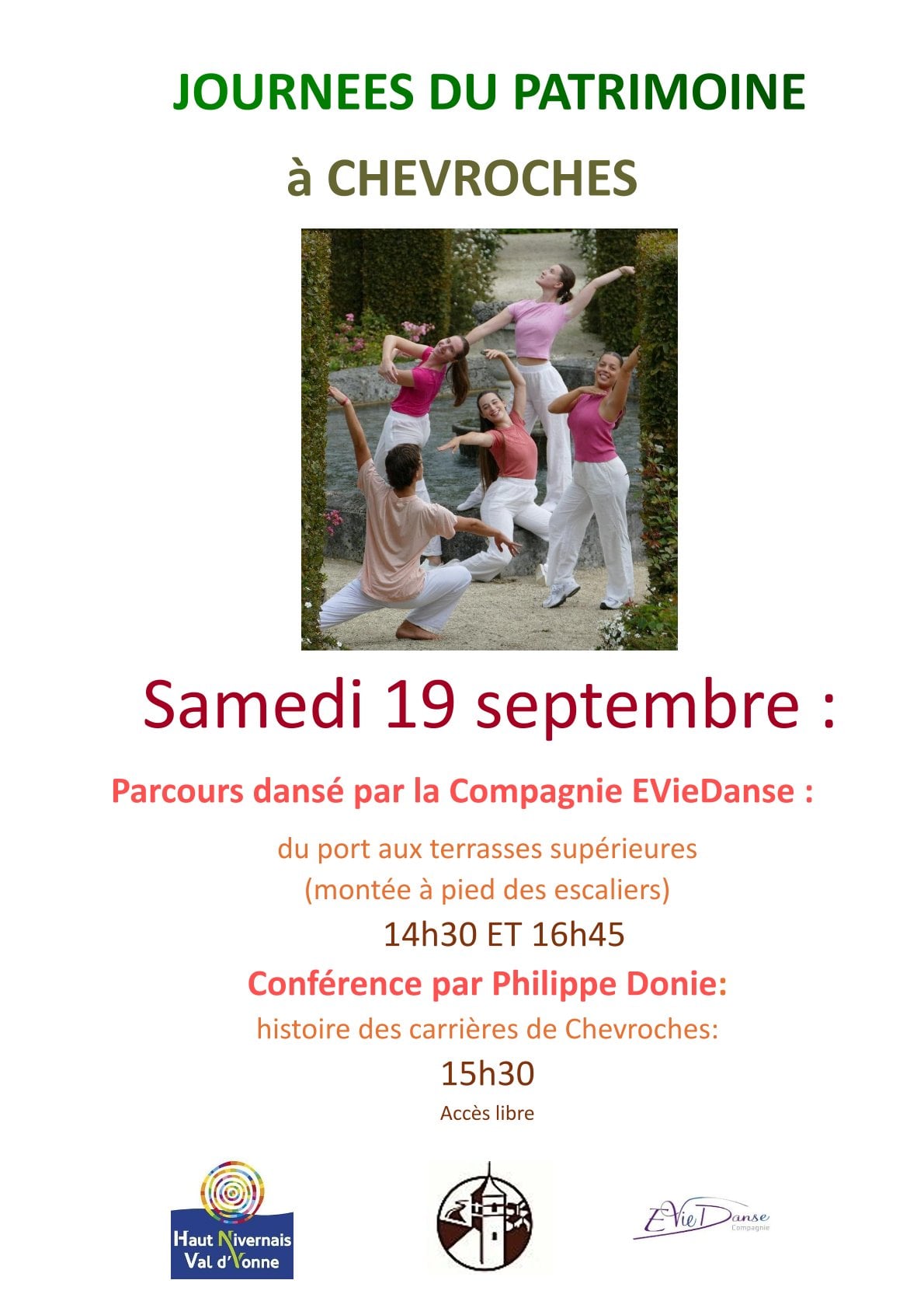 Journées Européennes du Patrimoine : Parcours dansé et conférence