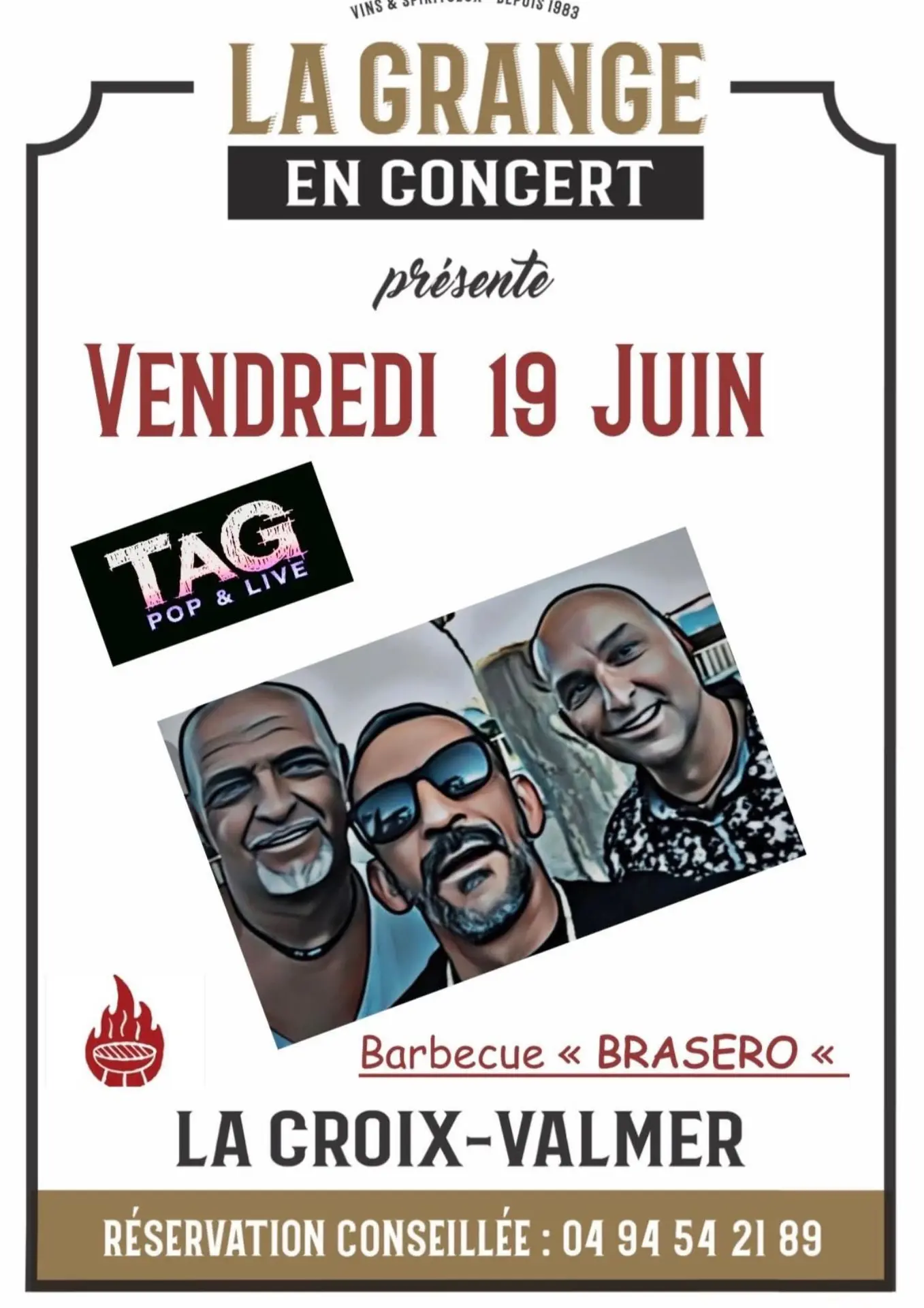 La Grange en concert : TAG Pop and Live