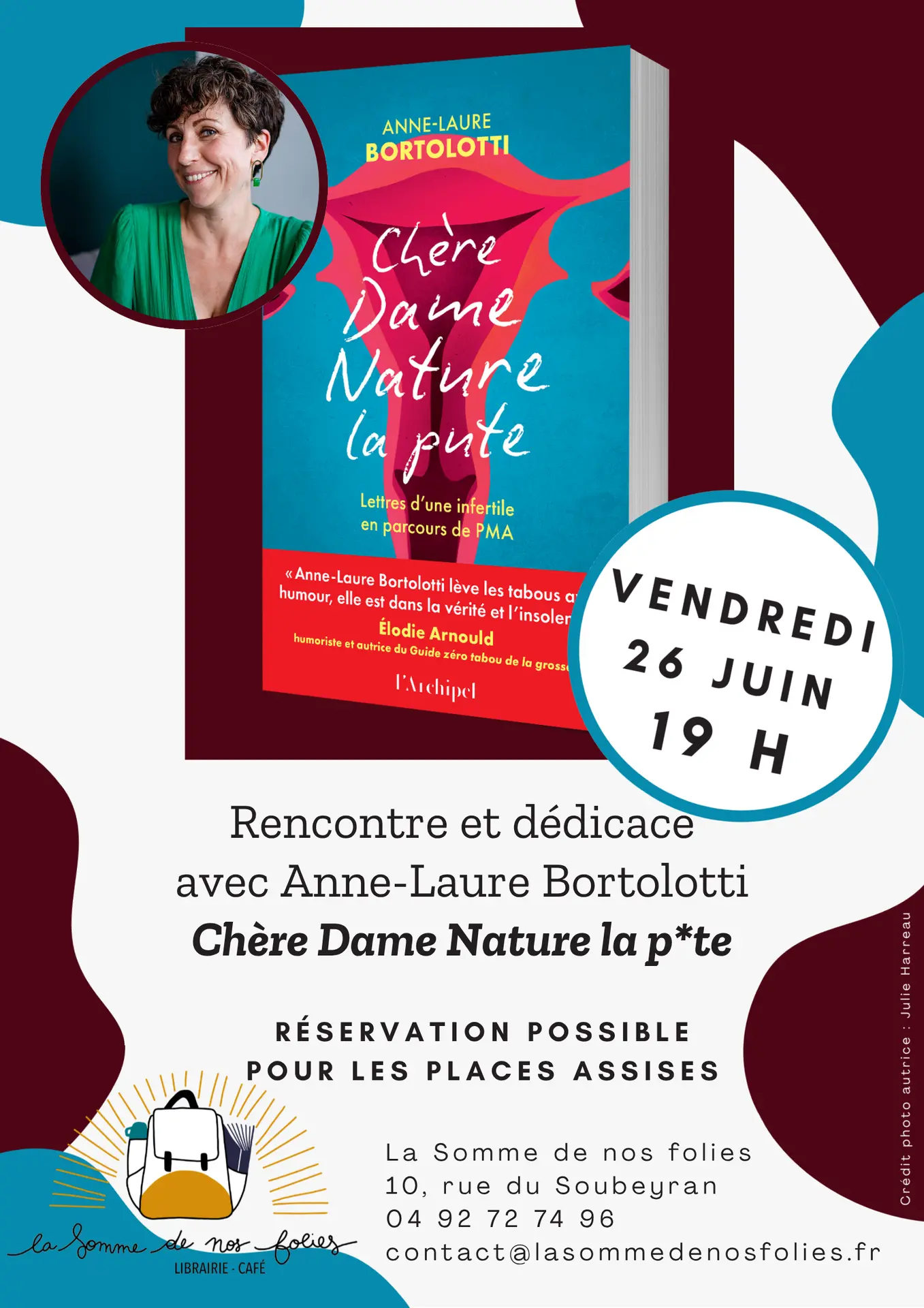 Rencontre et dédicace avec Anne-Laure Bortolotti