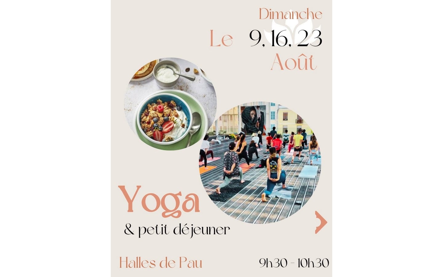Halles de Pau - Yoga: les matinales bien-être