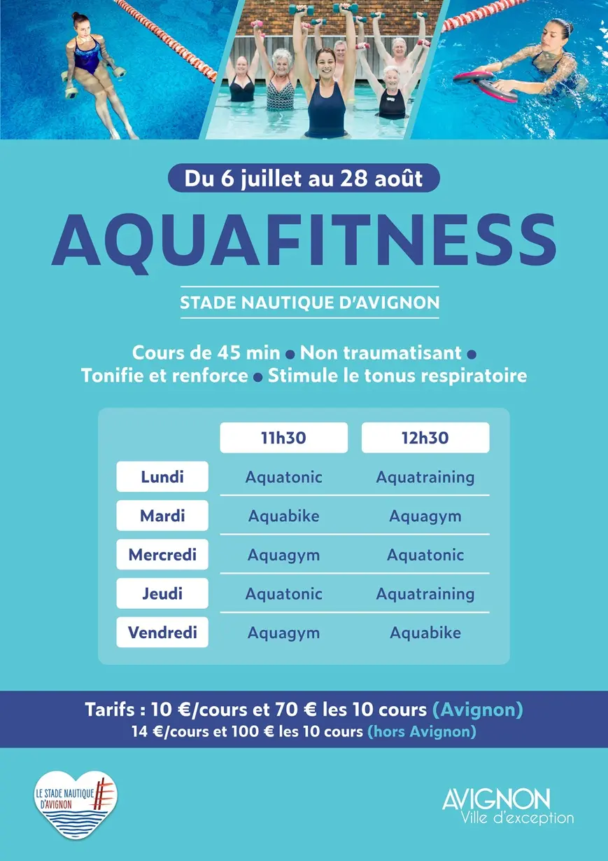 Aquafitness au Stade nautique