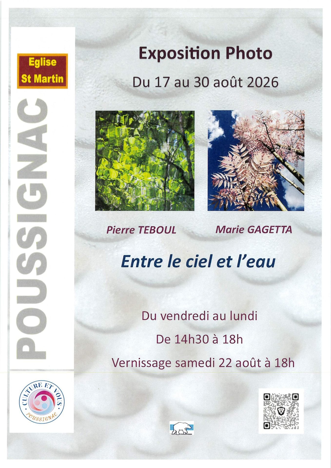 Expo photo : Entre le ciel et l'eau