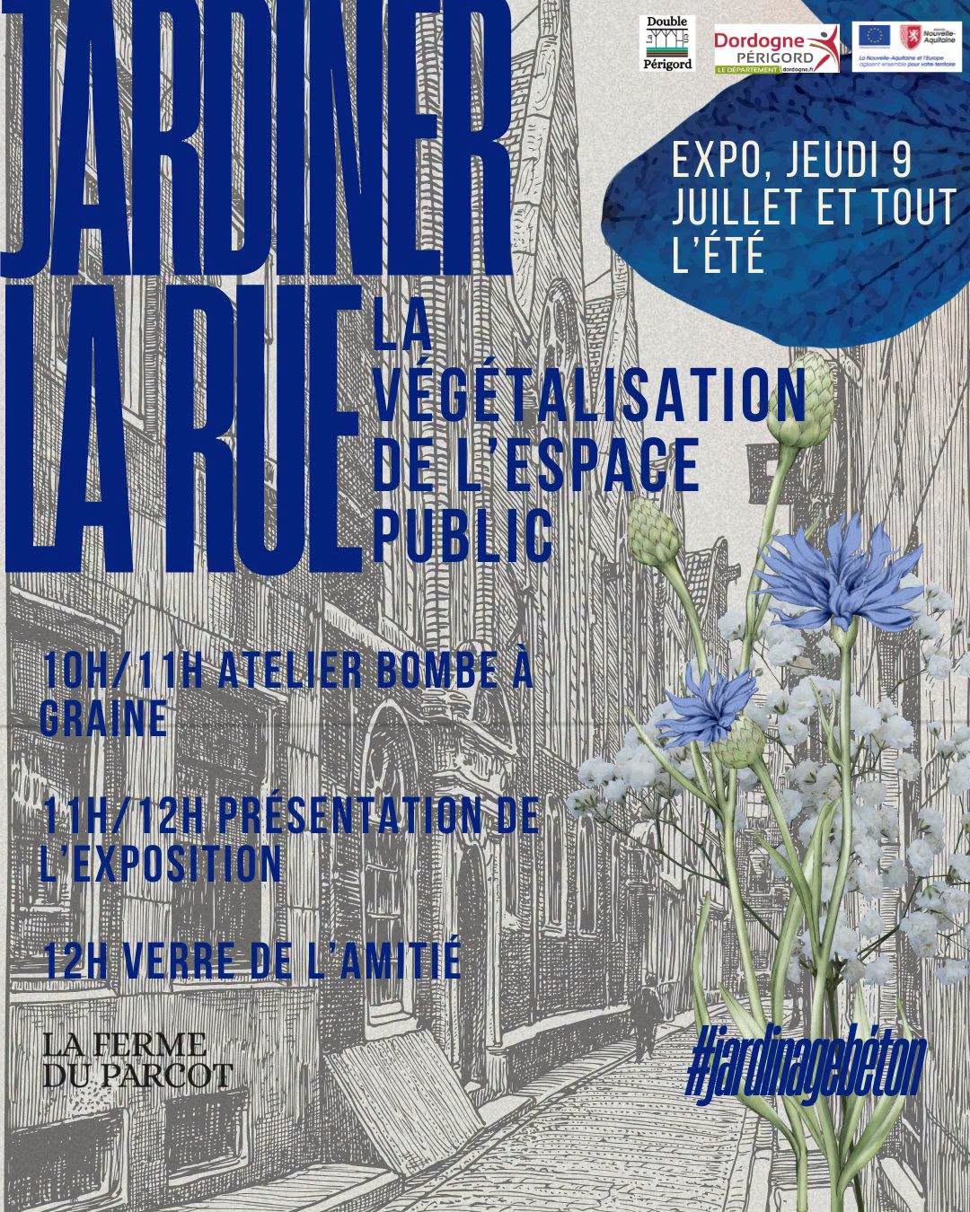 Un jardinage béton - la végétalisation de l'espace public