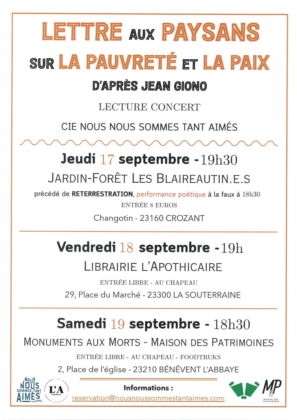 Lettre aux Paysans sur la Pauvreté et la Paix