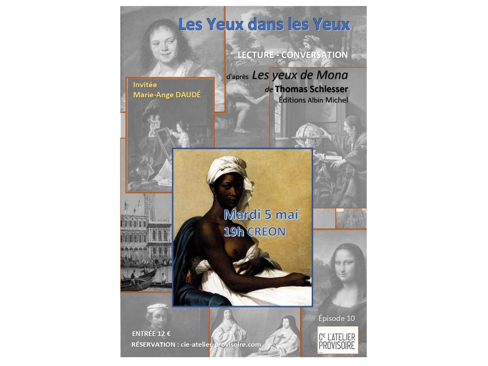 Lecture feuilleton : Les yeux de Mona de Thomas Schlesser