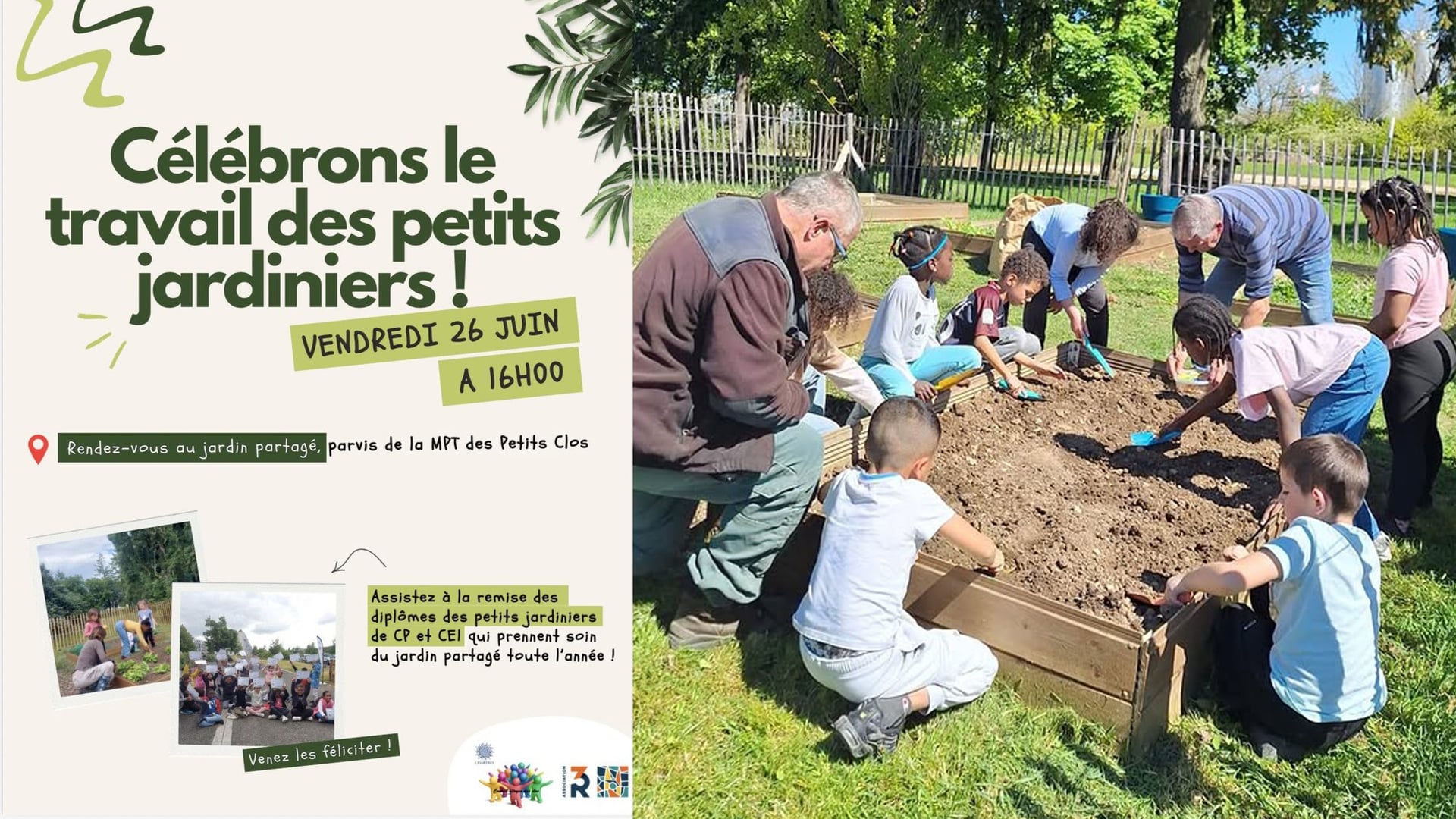 Célébrons le travail des petits jardiniers