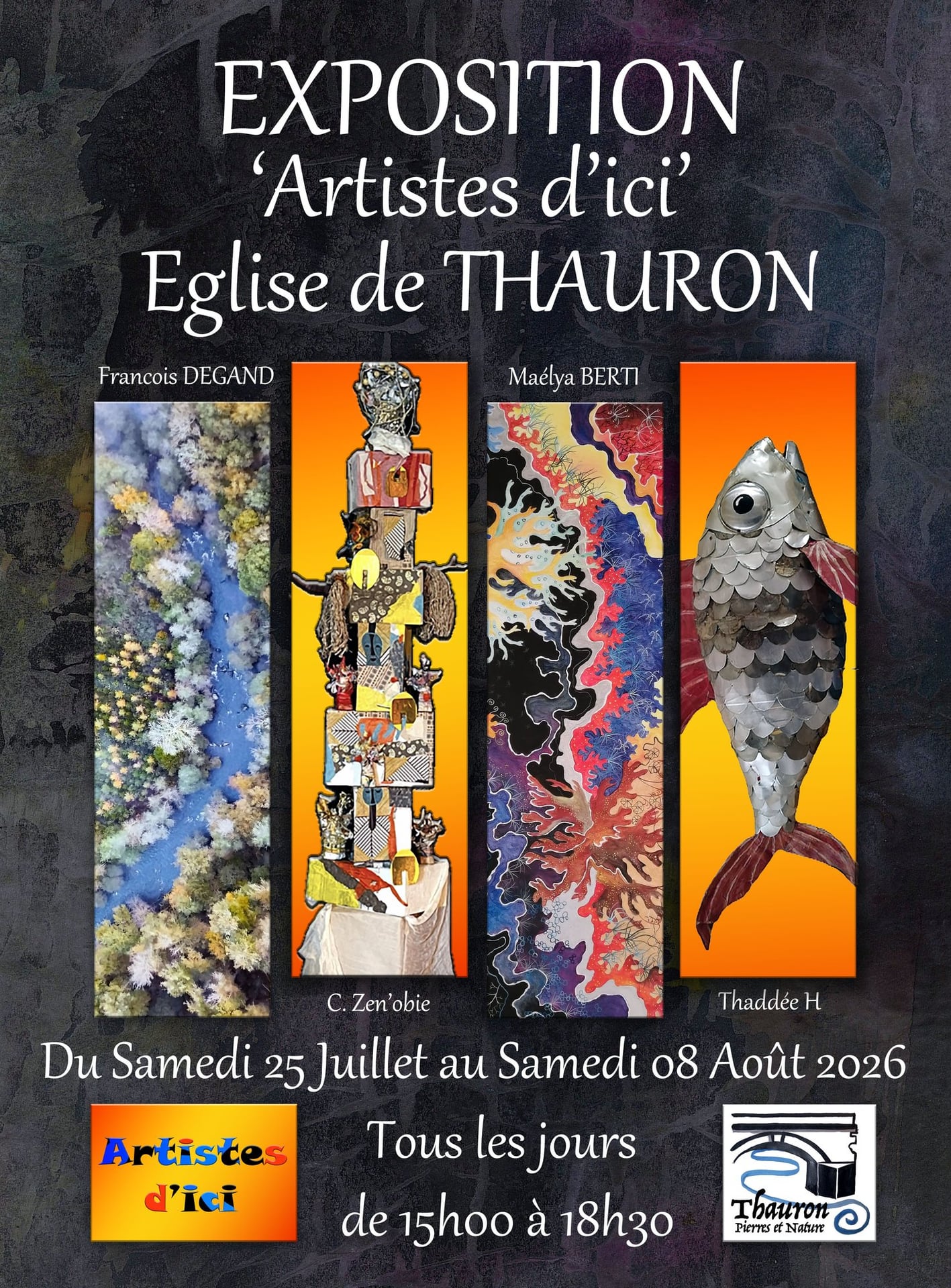 Exposition des "artistes d'ici"