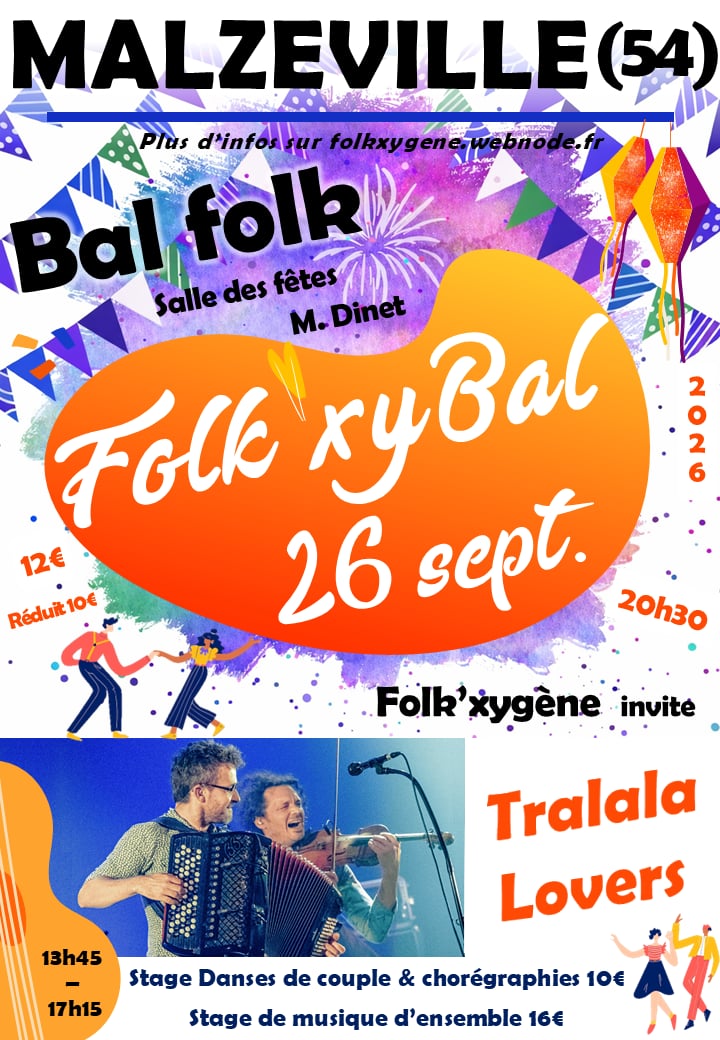 Folk'xybal 2026 (bal folk et stage musique/danse)