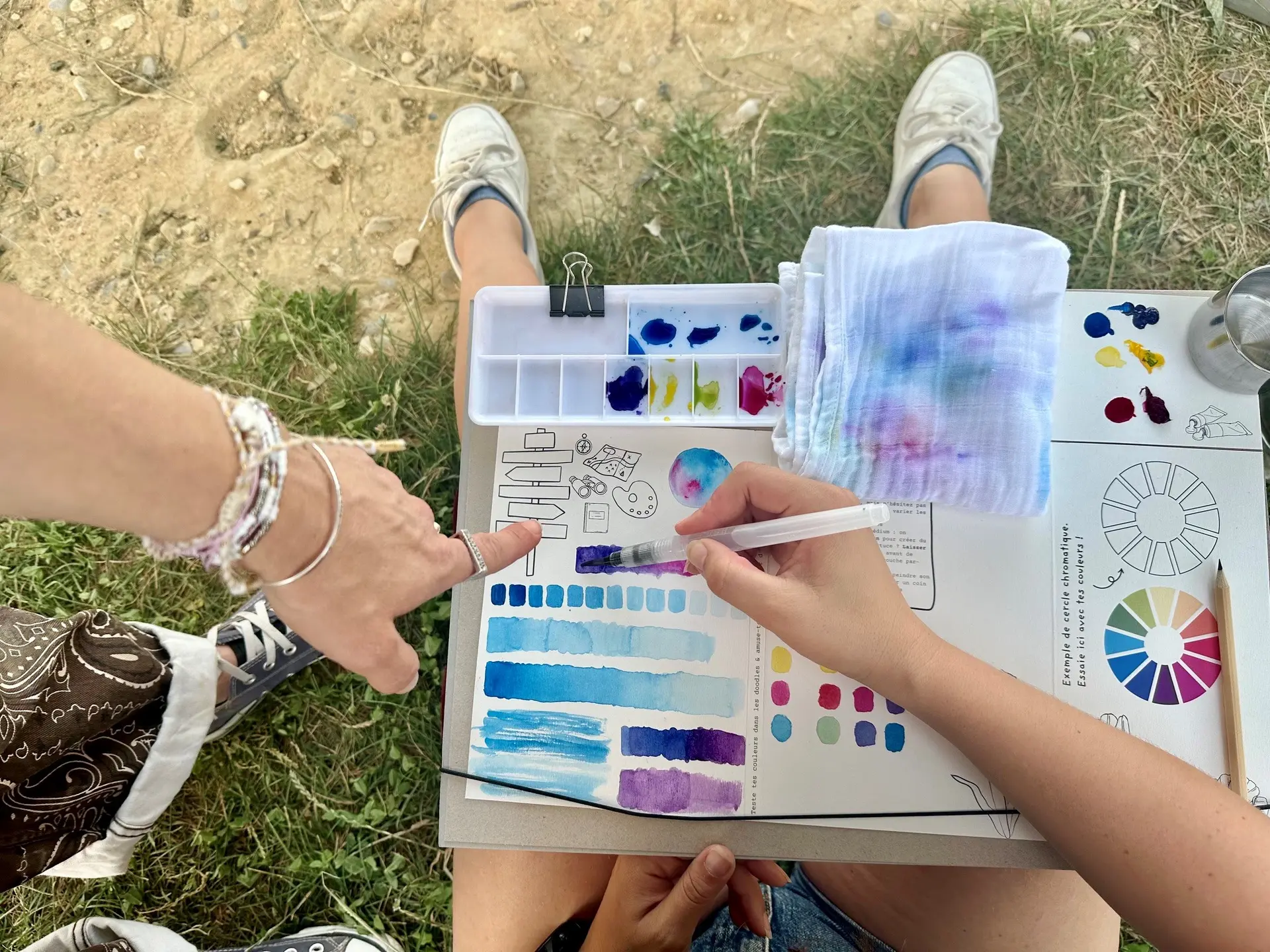 Les Pauses aquarelle ré-créatives - Le Château La Tour d'Aigues
