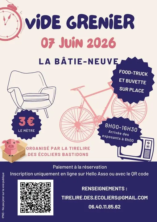 Vide-grenier de la Tirelire des écoliers