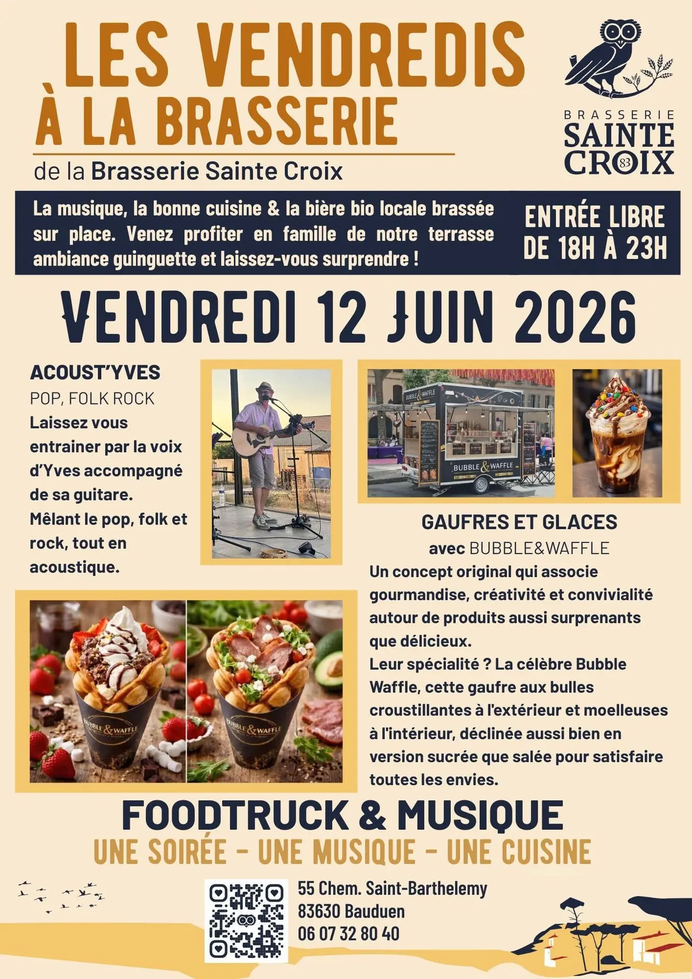 Les vendredis à la brasserie